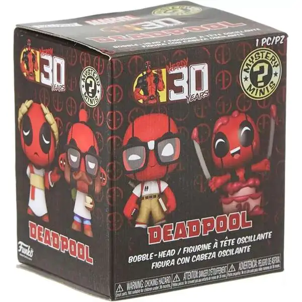 Funko Marvel Mystery Minis Deadpool 30th Anniverary Mystery Pack [1 RANDOM Figure]