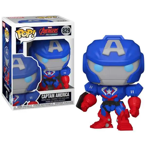 Funko Avengers Mech Strike POP! Marvel Captain America Vinyl Figure #829