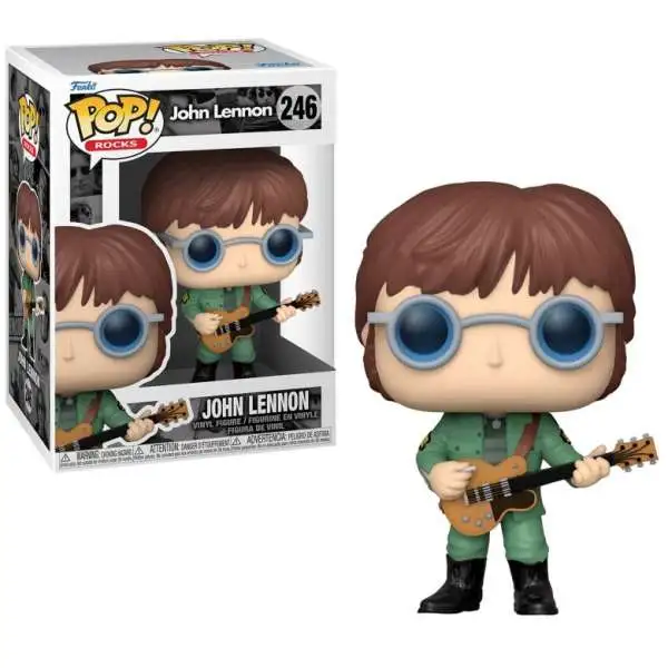 Funko The Beatles POP! Rocks John Lennon Vinyl Figure #246 [Military Jacket, Damaged Package]