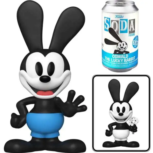 Funko Disney Oswald the Lucky Rabbit Vinyl SODA Oswald Only 15,000 Made! Figure [1 RANDOM Figure, Look For The Chase!]
