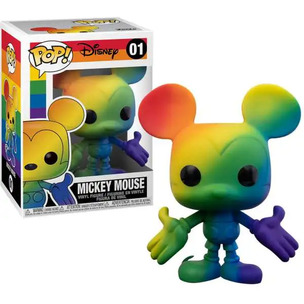 Funko Pride POP! Disney Mickey Mouse Vinyl Figure #01 [Rainbow]