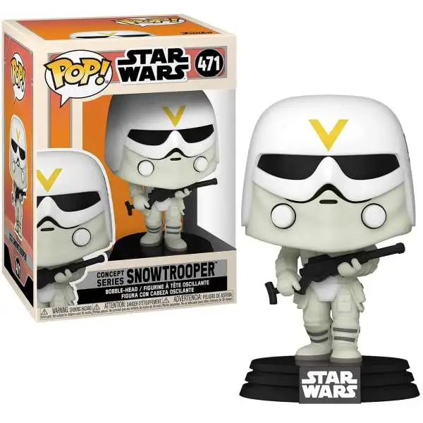 Funko Star Wars Concept Series Snowtrooper Vinyl Figure #471 [Damaged Package]