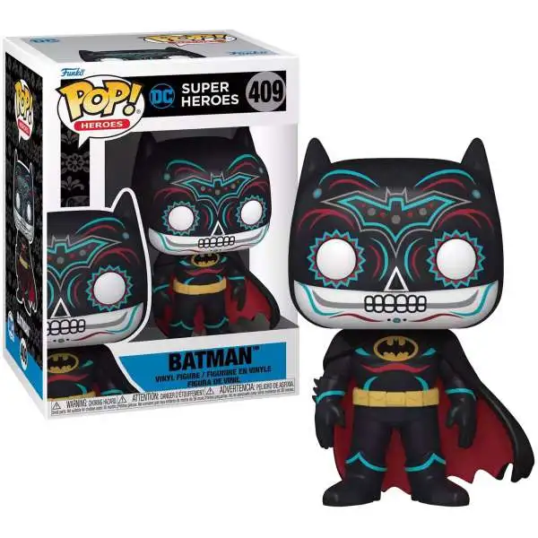 Funko Dia De Los DC POP! Heroes Batman Vinyl Figure #409 [Damaged Package]