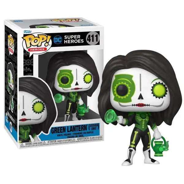 Funko Dia De Los DC POP! Heroes Green Lantern Vinyl Figure #411 [Jessica, Damaged Package]