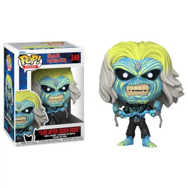 Funko Iron Maiden POP! Rocks Eddie Vinyl Figure #249 [Live After Death, Damaged Package]