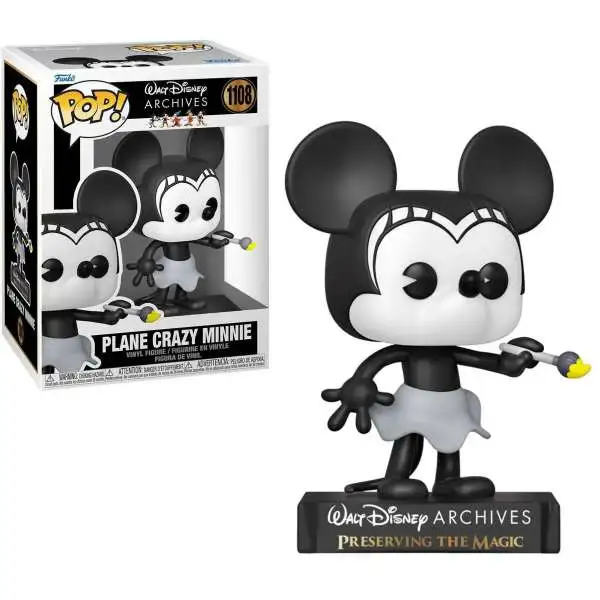 Funko Disney Minnie Mouse Plane Crazy Minnie Vinyl Figure [1928]