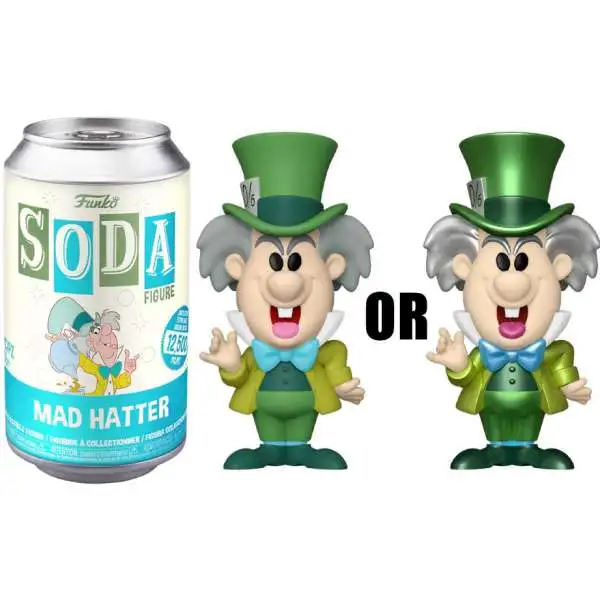 Funko Disney Alice in Wonderland Vinyl Soda Mad Hatter Limited Edition of 12,000! Figure [1 RANDOM Figure, Look For The Chase!]
