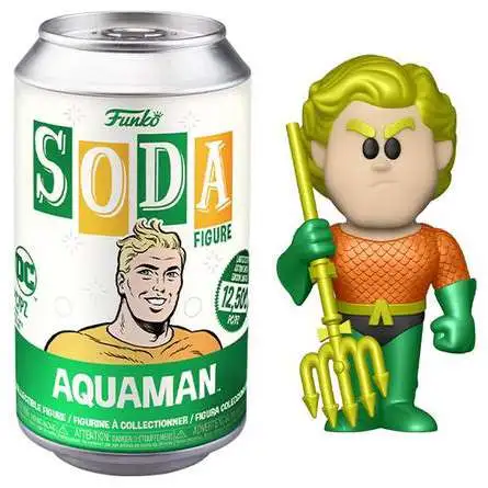 Funko DC Vinyl Soda Aquaman Limited Edition of 12,500! Figure [Metallic Chase!]