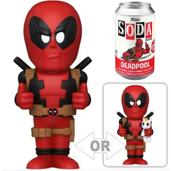 Funko Marvel Vinyl Soda Deadpool Limited Edition of 15,000! Figure [1 RANDOM Figure, Look For The Chase!]