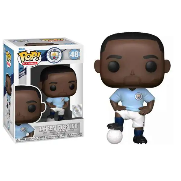Funko Premier League Manchester City F.C. POP! Football (Soccer) Raheem Sterling Vinyl Figure #48