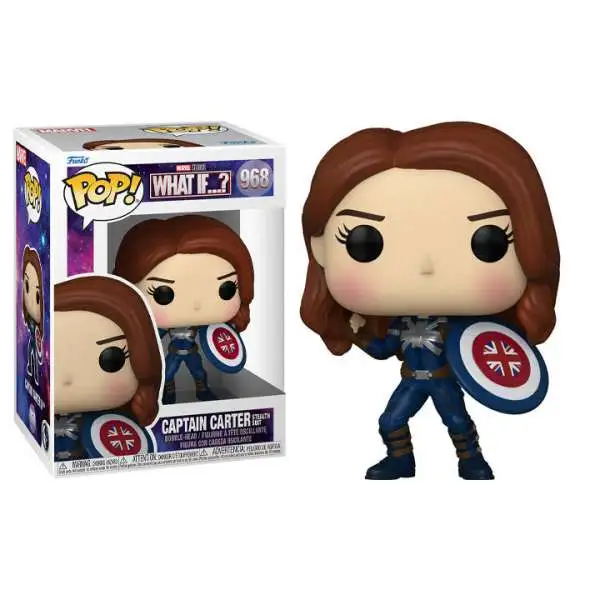 Funko Marvel What If? Series 3 Captain Carter (Stealth Suit) Vinyl Figure