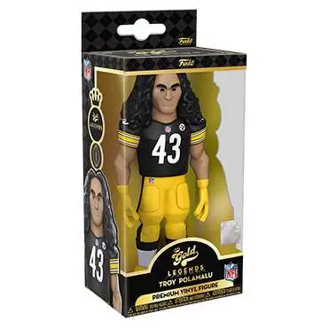 Troy Polamalu Pittsburgh Steelers Football Greats LIMITED EDITION Bobble Bobblehead 