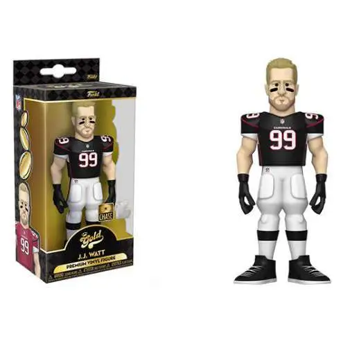 Funko NFL Houston Texans POP Football J.J. Watt Vinyl Figure 34 White Jersey  - ToyWiz