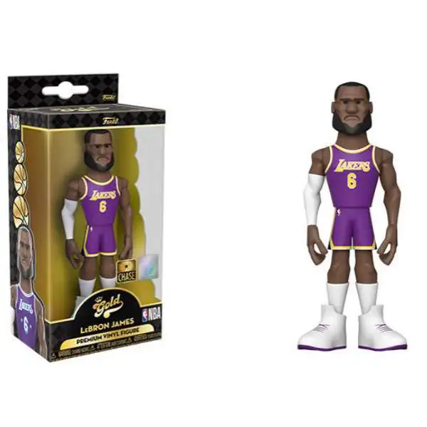 Figure Comes with a 1 in 6 Chance of Receiving The Special Addition Alternative Rare Chase Version Chase! This Pop Funko Gold 5 NBA: Lakers- Lebron 