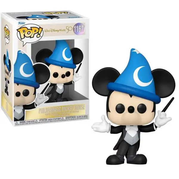 Funko Walt Disney World 50th Anniversary Philharmagic Mickey Vinyl Figure #1167
