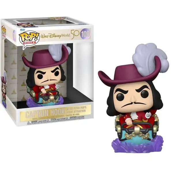Funko Walt Disney World 50th Anniversary Hook on Peter Pan Flight Vinyl Figure #109