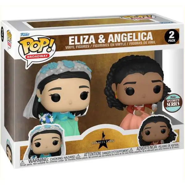 Funko Hamilton POP! Broadway Eliza & Angelica Exclusive Vinyl Figure 2-Pack [Damaged Package]