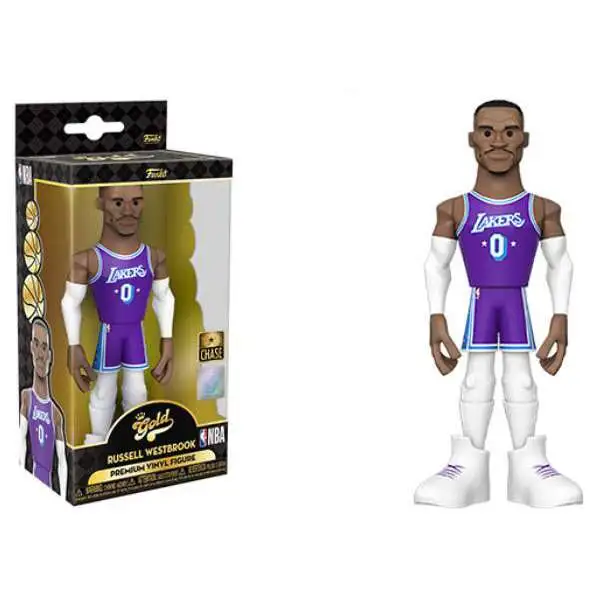 Funko NBA GOLD Russell Westbrook 5-Inch Vinyl Figure [Chase Version]