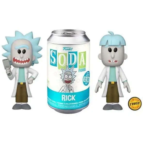 Funko Rick & Morty Vinyl Soda Rick Limited Edition of 10,000! Figure [1 RANDOM Figure, Look For The Chase!]
