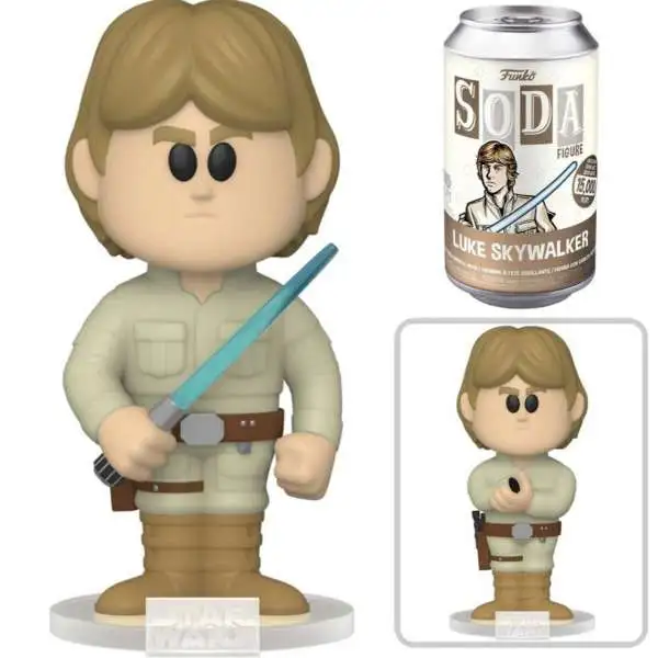 Funko Star Wars Vinyl Soda Luke Skywalker Limited Edition of 15,000! Figure [1 RANDOM Figure, Look For The Chase!]