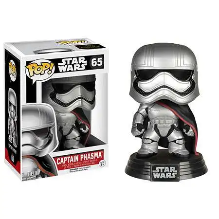 Funko The Force Awakens POP! Star Wars Captain Phasma Vinyl Bobble Head #65 [EP7, Damaged Package]