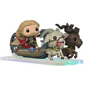 Funko Marvel Thor: Love & Thunder POP! Rides Goat Boat with Thor, Toothgnasher & Toothgrinder Vinyl Figure