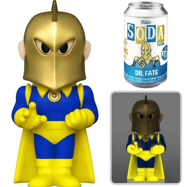 Funko DC Vinyl Soda Dr. Fate Limited Edition of 8,000! Figure [1 RANDOM Figure, Look For The Chase!]