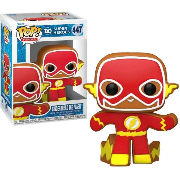 Funko DC Holiday POP! Heroes Flash Vinyl Figure #447 [Gingerbread Version]