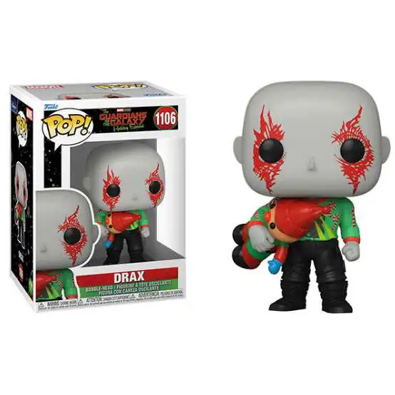 Funko Guardians of the Galaxy POP! Marvel Drax Vinyl Figure #1105 [Holiday Special 2022, Damaged Package]