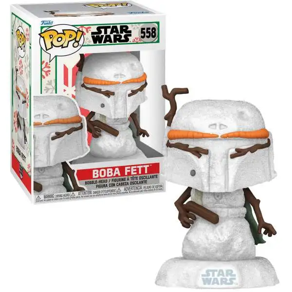 Funko Holiday POP! Star Wars Boba Fett Vinyl Figure #558 [Snowman Version]