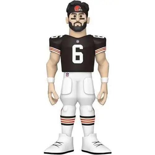 Funko NFL Cleveland Browns GOLD Baker Mayfield 12 Deluxe Vinyl Figure ...