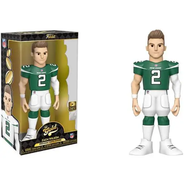 Funko Pop! NFL New York Jets Zach Wilson 5-Inch Vinyl Gold Figure