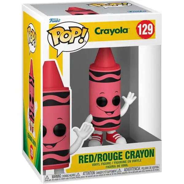 Funko Crayola POP! Vinyl Red Crayon Vinyl Figure #129