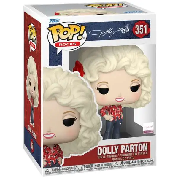 Funko POP! Rocks Dolly Parton Vinyl Figure #351 ['77 Tour] (Pre-Order ships September)