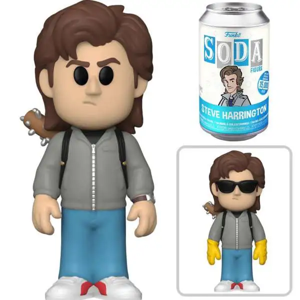 Funko Stranger Things Vinyl Soda Steve Harrington Limited Edition of 15,000! Figure [1 RANDOM Figure, Look For The Chase!, Damaged Package]