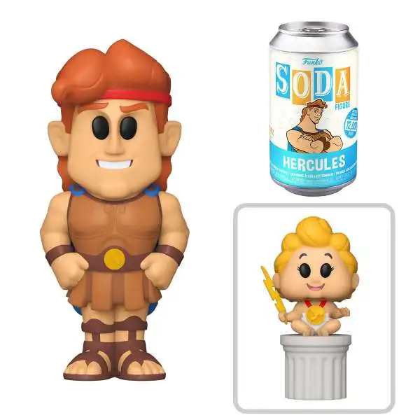 Funko Disney Vinyl Soda Hercules Figure [1 RANDOM Figure, Look For The Chase!]