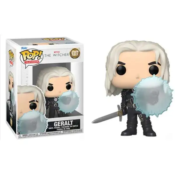 Funko Witcher POP! Television Geralt Vinyl Figure #1317 [With Shield, Damaged Package]