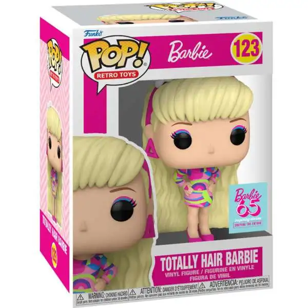 Funko POP! Vinyl Totally Hair Barbie Vinyl Figure #123 (Pre-Order ships July)