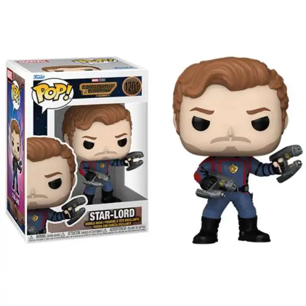 Funko Guardians of the Galaxy Volume 3 POP! Marvel Star-Lord Vinyl Figure #1201 [Damaged Package]