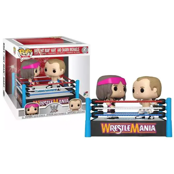 Funko WWE Wrestling POP! Moment Bret Hart vs Shawn Michaels Vinyl Figure [Damaged Package]