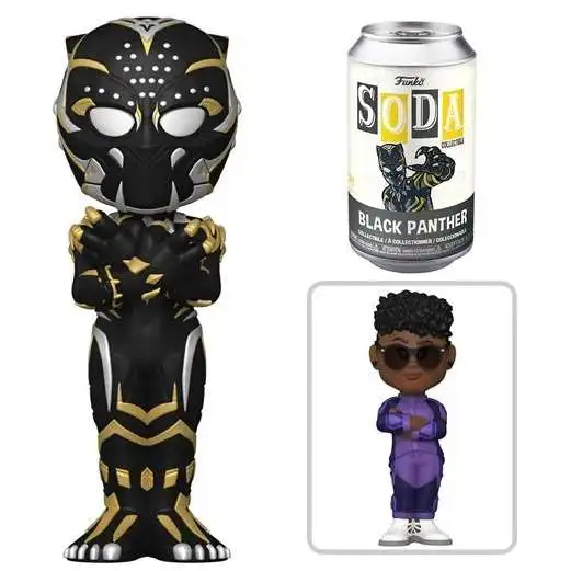 Funko Marvel Black Panther Wakanda Forever Vinyl SODA Black Panther Figure [1 RANDOM Figure, Look For The Chase!]