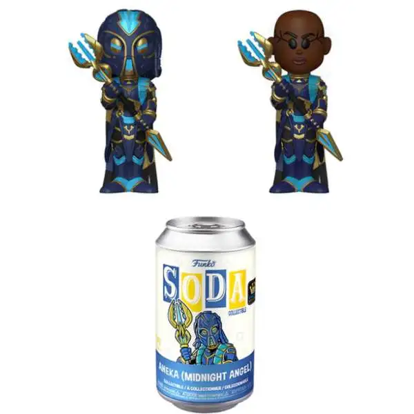 Funko Marvel Black Panther Wakanda Forever Vinyl SODA Aneka (Midnight Angel) Exclusive Figure [1 RANDOM Figure, Look For The Chase!]