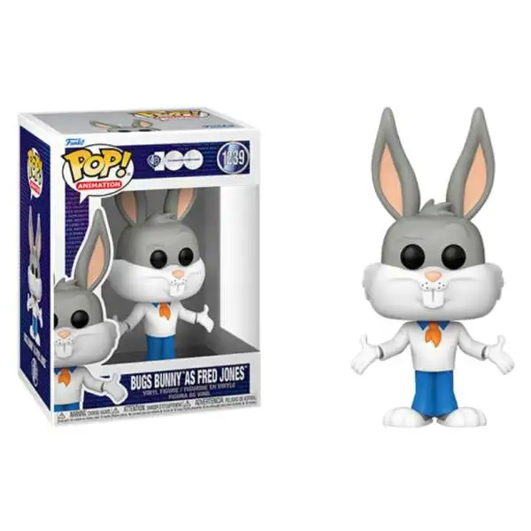 Funko Warner Bros. 100th Anniversary POP! Animation Bugs Bunny as Fred Jones Vinyl Figure #1239 [Bugs Bunny x Scooby Doo, Damaged Package]