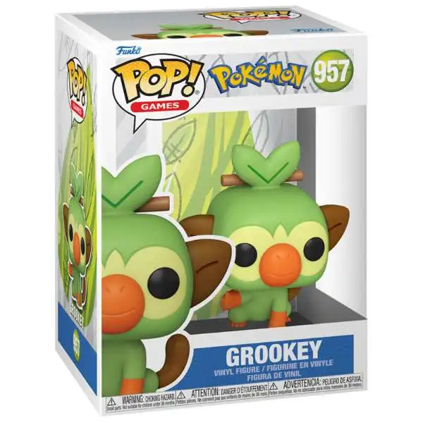 Funko Pokemon POP! Games Grookey Vinyl Figure #957