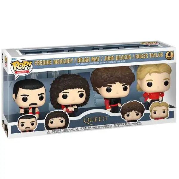 Funko Queen POP! Rocks Radio Gaga Vinyl Figure 4-Pack [Damaged Package]