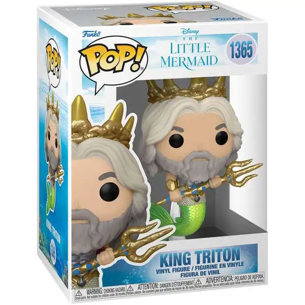 Funko The Little Mermaid Live Action POP! Disney King Triton Vinyl Figure