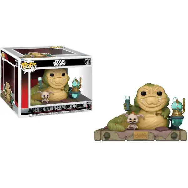 Funko Star Wars Return of the Jedi 40th Anniversary POP! Movie Moments Jabba the Hutt & Salacious B. Crumb Vinyl Figure #611