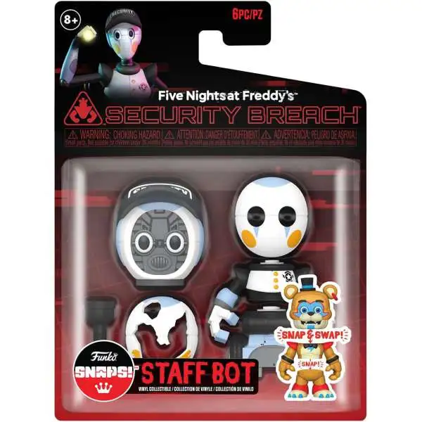 Funko Five Nights at Freddy's Snaps! Security Staff Bot Figure