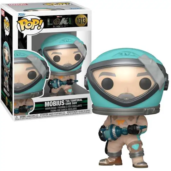 Funko Loki POP! Marvel Mobius Vinyl Figure [TVA Temporal Core Suit]