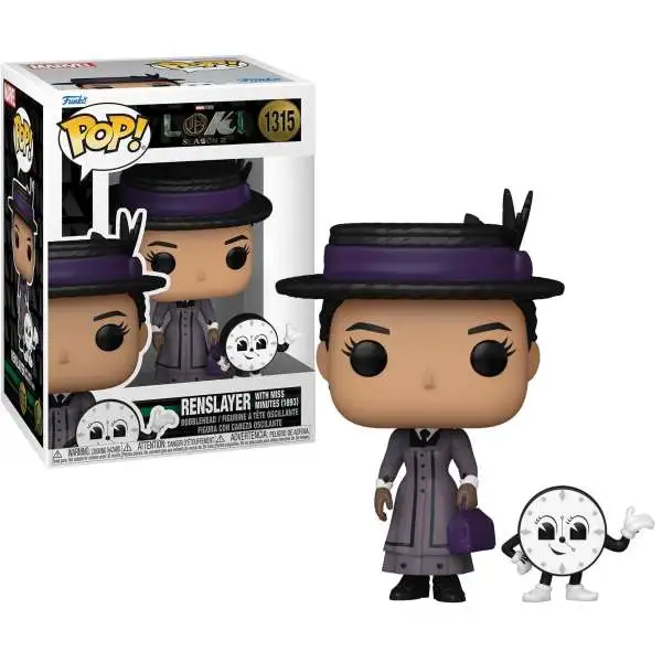 Funko Loki POP! Marvel Renslayer Vinyl Figure #1315 [iwht Miss Minutes (1893)]